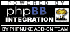 Webseite nutzt PHPBB Integration